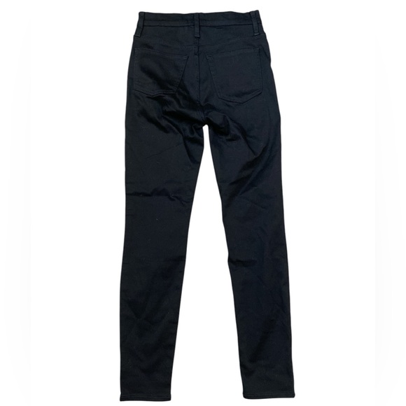 J.Crew 10" highest-rise toothpick jean in true black H6006 True Black equestrian - Picture 5 of 10